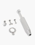 Surgical Steel Flat Back Tool & Celestial Earrings Pack