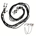 1 6PCS Solid Glasses Strap Holder Anti Slip Glasses Cord Rope Stretchy Sports Sunglasses Chain Lanyard Mask Face Covering Retain
