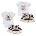 Gold Polka Matching Sister Set BIG-3-4Y