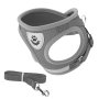 Reflective & Breathable Dog Harness Vest With Leash - Comfort Fit Hand-Wash Only Polyester Pet Supplies