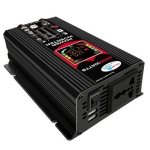 Tang III Generation 12V To 220V 6000W Car Power Inverter With Lcd Display & Dual USB Black