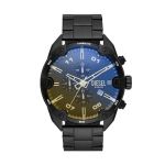 Diesel Spiked Chronograph Black-tone Stainless Steel Men's Watch DZ4609