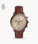 Fossil Neutra Chronograph Brown Eco Leather Men's Watch