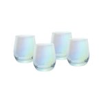 4 Piece 340ML Whisky Glass Set Clear