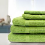 Galleon Hand Towel Greenery 50CM X 90