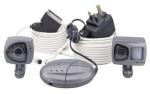 Twin Cam Black And White Cctv