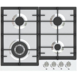 Hisense 4 Burner Gas Hob Stainless Steel HHU60GAGR