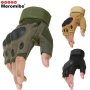 Men's Fingerless Gloves Touchscreen Half Finger Gloves For Motorcycle Outdoor Sports Cycling Training