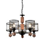 Urban Wooden Chandelier