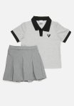 PoP Candy Golf Tee & Pleated Skirt Set - Grey