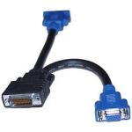 MicroWorld Dms 59 Pin To 2XVGA Splitter