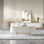Glamour Aurora Coffee Table Plasma Stand Lounge Set