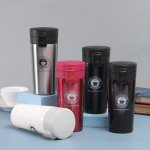 Classic Portable Stainless Steel Double Wall Travel Mug - Coffee 380ML
