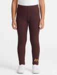 Polo Girls Cristina Printed Full Length Legging In Plum - Plum 13 To 14 Years
