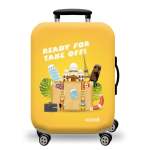 Printed Luggage Protector - Ready For Take Off - XL