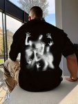 Devil Graphic Men's Short Sleeve T-Shirt Comfy Stretchy Trendy Tees For Summer Casual Daily Style Fashion Clothing