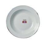 Kangol Bulk Pack X 12 Plate Enamel 24CM White Soup