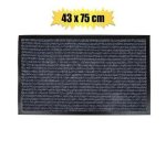 Doormat Ribbed W pvc Back ASST43X75CM