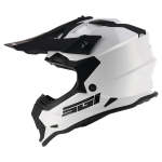 Sgi Rapid Youth Mx Motocross Helmet - Gloss White - Ys - Youth Small