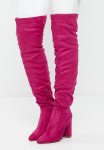 Madison Portia Over The Knee Boot - Pink