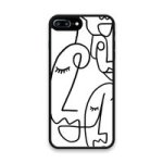 Custom Printed Tpu Cases - Apple Iphone 7 Plus Apple Iphone 8 Plus & 39 Line Face& 39 By