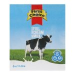 Woodlands Dairy First Choice Full Cream Milk 1L X 6