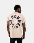 Arrow Back Print Stone T-Shirt - XXL Brown
