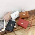 1PC Girl's Fashion Embossed Crossbody Small Square Bag