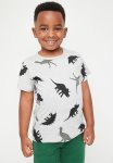 PoP Candy Dino Print Tee - Grey