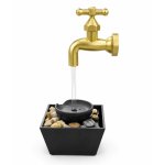 Ca Black And Gold Water Fountain D Cor L15