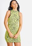 Knitted MINI Dress - Yellow