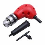Maizoon 1-10MM 90 Degree Round Shank Right Angle Bend Extension Accessory Corner Three Jaw Chuck Narrow Space Repair Tool Right