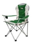 Afritrail Roan Deluxe Padded Folding Armchair - Green