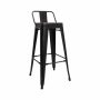 Finish Blake Bar Chair With Oak Metal Legs