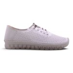 Toast White - White 42 Punched Leather