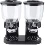 Black Double Cereal Dispenser