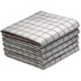 & 39 S Kitchen Towel - Design 2418 - 049X070CMS - 05 PC Pack - Checks - High Risk Red
