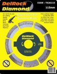 Delrock Diamond Blade 115MM Segmented Delrock TS20115