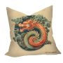 Chinese Dragon In Smoke Square Luxury Scatter By Wikus Schalkwyk Large