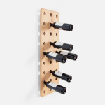 Emerging Creatives Alpine 27 Bottle Wine Rack - Solid Oak