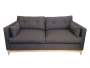 Kloof Sofa - Linen Blend Fabric - Ink