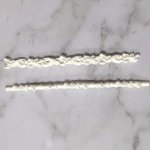 JP768 White Resin Elegant Border Bamboo