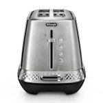 Delonghi Diadema Long Slot 4 Slice Toaster Black Metal CTV3003.BK