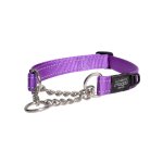 Rogz Utility Control Collar Chain - X Large Purple