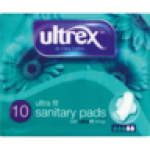 Ultra Fit Sanitary Pads 10 Pack
