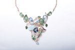 Fleur C Leste Necklace Embellished With Swarovski Crystals