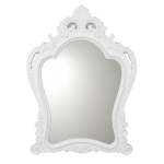 Ornate Wall Mirror White 88X68CM