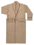 Club Classique Percale Collar Bathrobes - Various Colours & Sizes - 2XL Stone