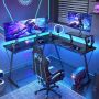 Home Office Workstation For Gaming Desks Computer Table And Monitor Stand