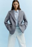 Single-breasted Jacket - Dark Grey